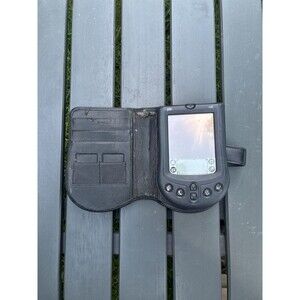 Vintage Palm m105 PDA Handheld Organizer‎ with Leather Case